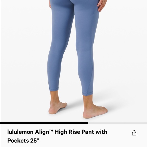Lululemon align pants water drop - Picture 3 of 7